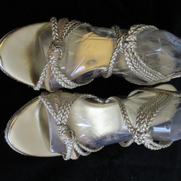 NORDSTROMS MICHAEL KORS golden jute SANDAL 6.5 - Picture 5 of 5